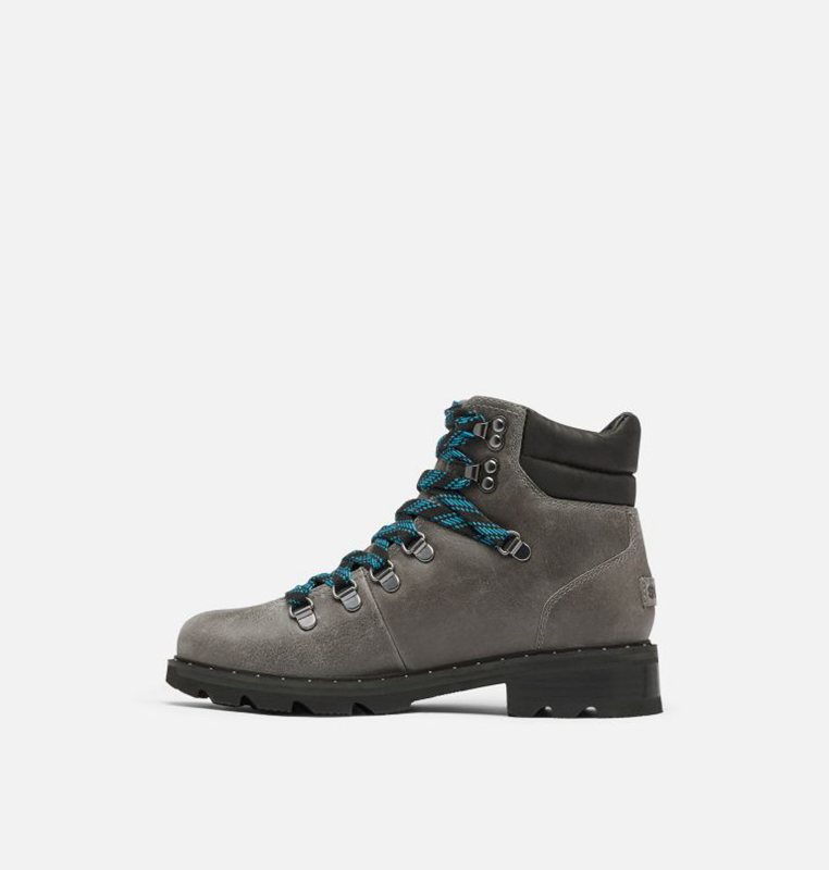 Botines Sorel Mujer - Lennox™ Hiker Mid Gris Oscuro - 45239-JGLX